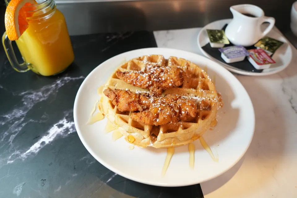 Honey Chicken Waffle