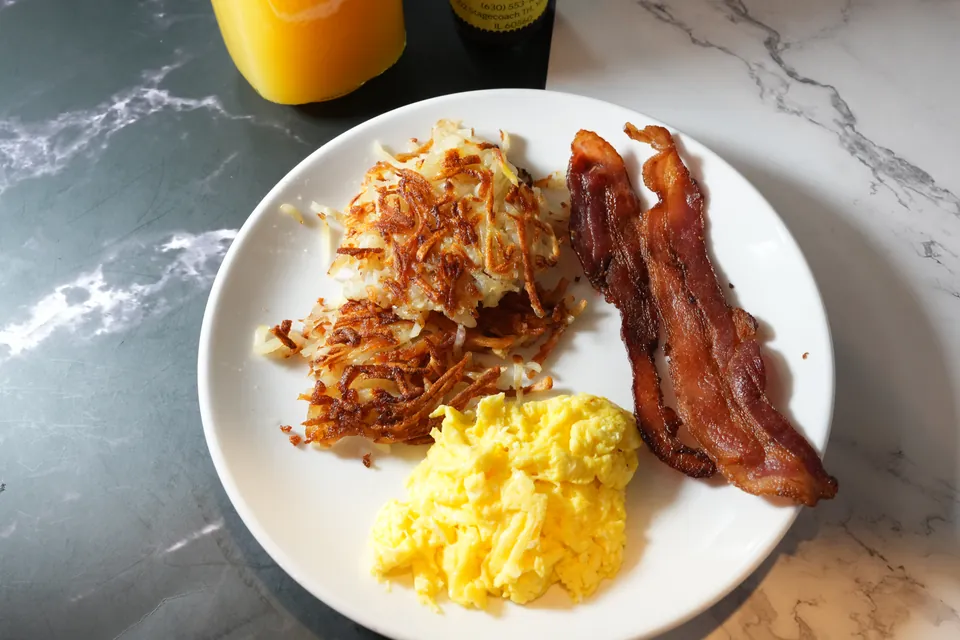 2 Eggs Any Style with Meat